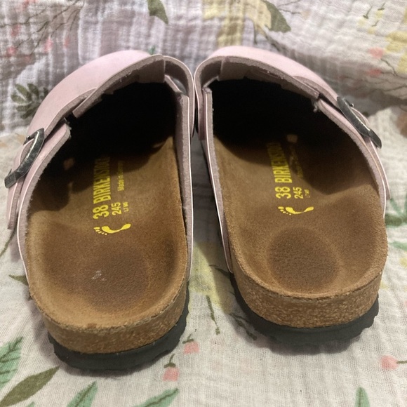 Birkenstock Boston Pearl Pink Clogs Narrow Women’s Size EU 38 US 7/7.5 - Picture 4 of 7